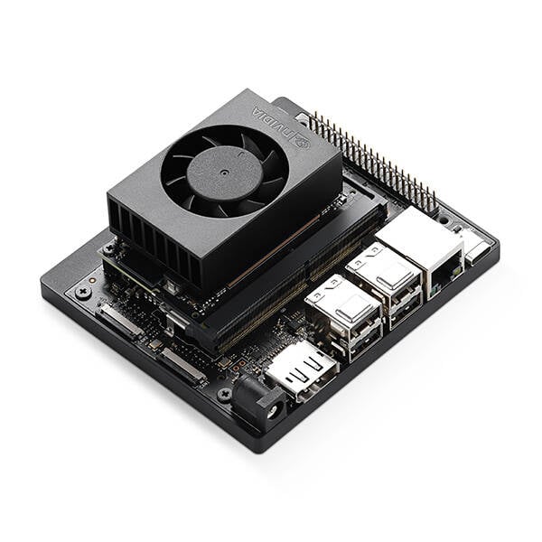 Similar to a Raspberry Pi Compute Module, Nvidia's Jetson Orin Nano development kit consists of a compute module containing the SoC that attaches to a carrier board for I/O and power. Similar to a Raspberry Pi Compute Module, Nvidia's Jetson Orin Nano development kit consists of a compute module containing the SoC that attaches to a carrier board for I/O and power.