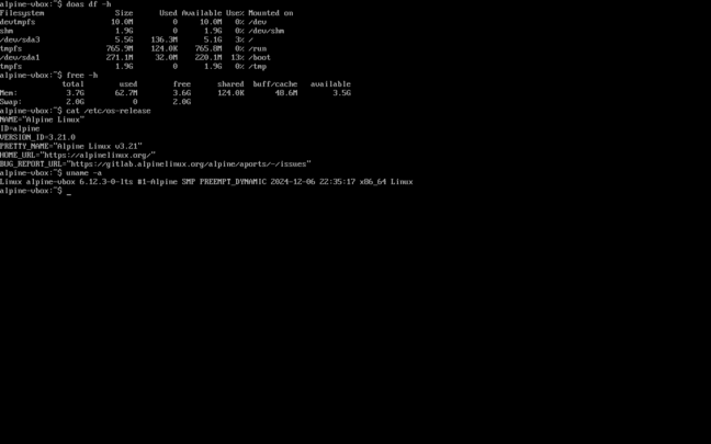 Check out the usage numbers for the default install. 168MB of disk, 63MB of RAM. That's small. Check out the usage numbers for the default install. 168MB of disk, 63MB of RAM. That's small.